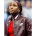 US Open 2025 Coco Gauff Leather Jacket
